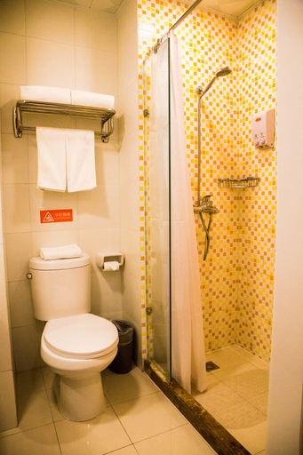 Bathroom, ホーム インホテル（恵民新バスステーション）(Homeinn Hotel (Huimin New Bus Terminal)), Binzhou