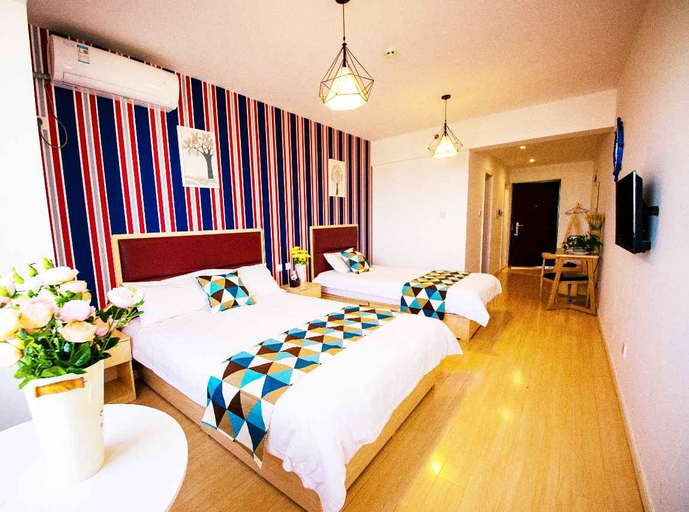 Bedroom 5, Yuebanwan Seaview Apartment (Rizhao Wanda Plaza), Rizhao