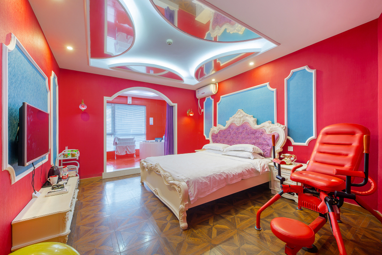 Bedroom 4, ZhiAi Couple-themed hotel, Jiaxing