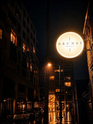 Exterior, Brunsi hostel, Melbourne