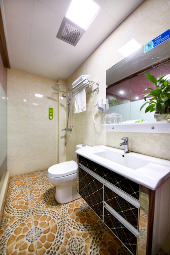 Bathroom 2, Shuqing Business Hotel, Hangzhou