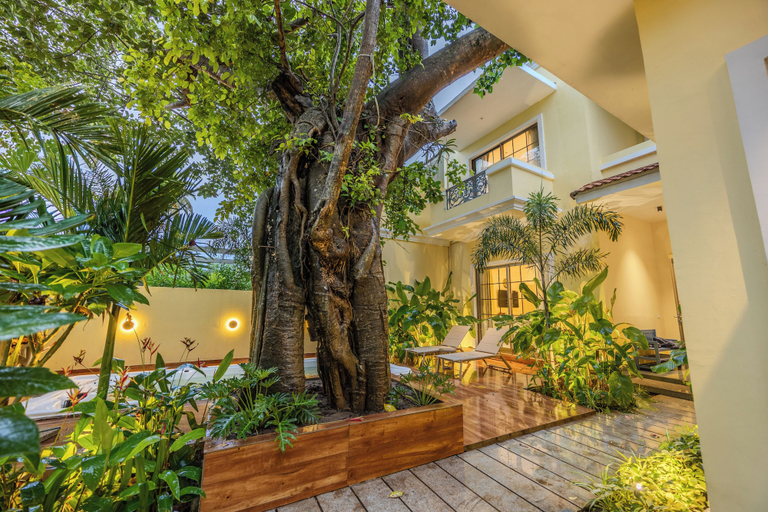 Terrace/patio, ELIVAAS Kensho Colva 4 Bhk with Pool, South Goa