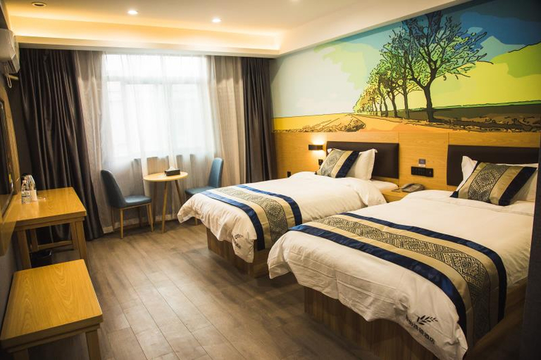 Bedroom 2, Junyi Hotel (Feidong Huadong Building Materials Center), Hefei