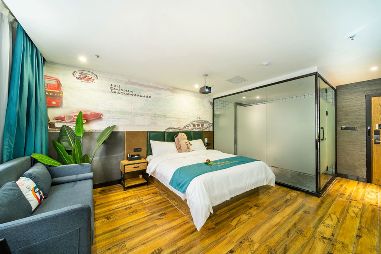 Bedroom 2, Shiguang Yisu Hotel, Nanning