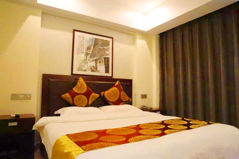 Bedroom, Linyu Huaxi Hot Spring Holiday Hotel, Zhangzhou