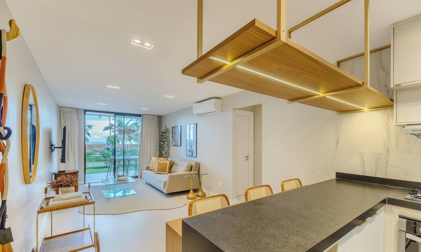 Interior 4, Apartment in Condo With Pool and sea View Pet0008, Ilhéus