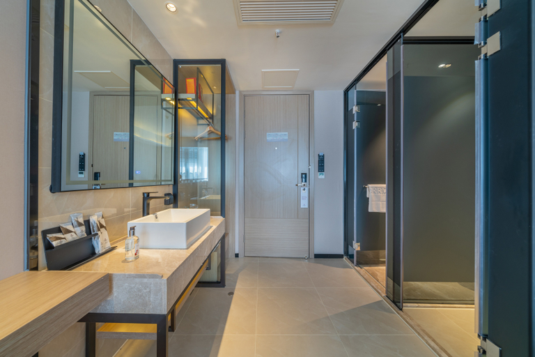 Bathroom 3, Borrman Hotel Chongqing Auto Expo Sanya Bay Light Rail Station, Chongqing