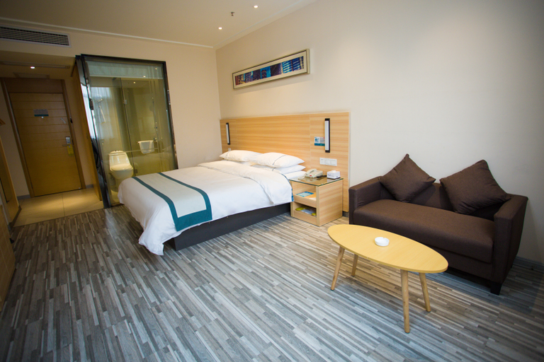 Bedroom 3, City Convenience Hotel (Yingcheng Railway Station Shanghe Square), Xiaogan