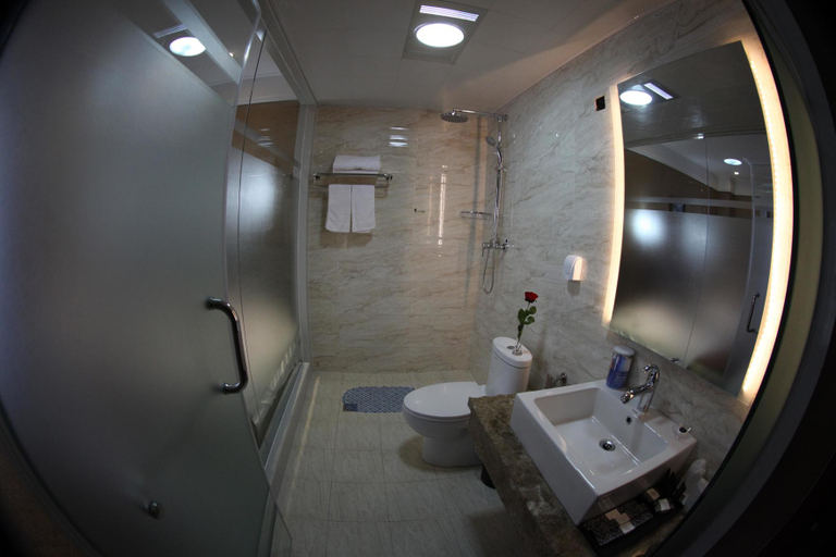 Bathroom, Jiangnan Business Hotel, Mudanjiang