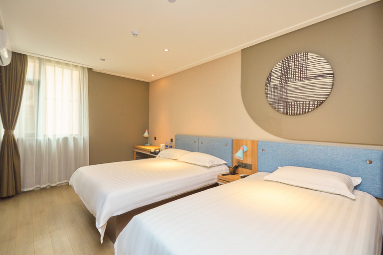 Bedroom 2, Home Inn Neo Shanghai Jing'an Zhenning Road, Shanghai