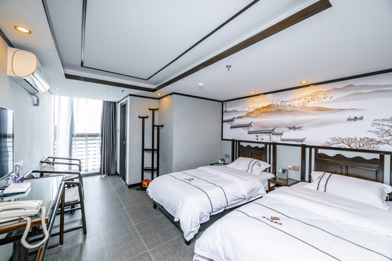 Bedroom, Yilinyuan Hotel, Shenzhen