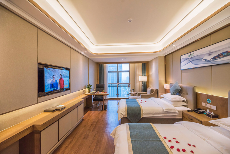 Bedroom 2, Kam Boutique Hotel (Hefei Changfeng Beicheng Wanda Plaza), Hefei