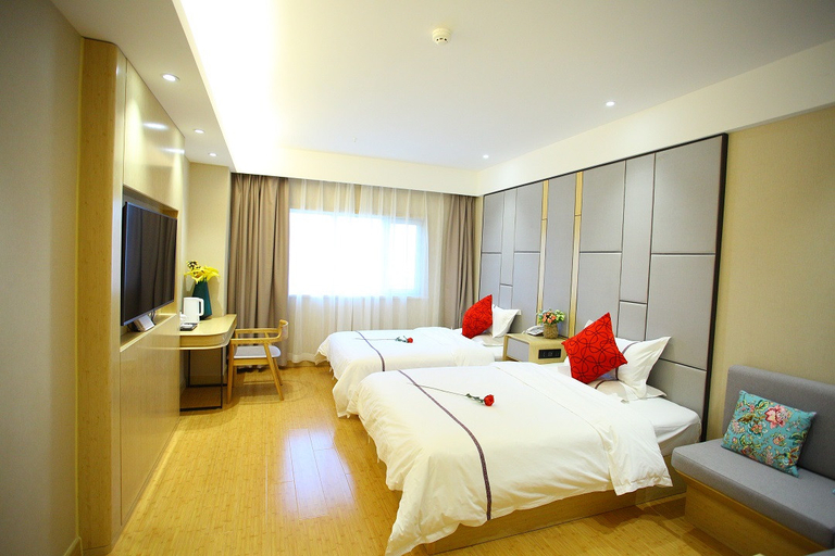 Bedroom 3, Korla New Zheshang Hotel (Bazhou Passenger Transport Terminal), Bayin'gholin Mongol