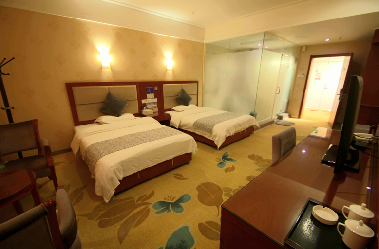 Bedroom 2, Huyang Business Hotel, Bayin'gholin Mongol