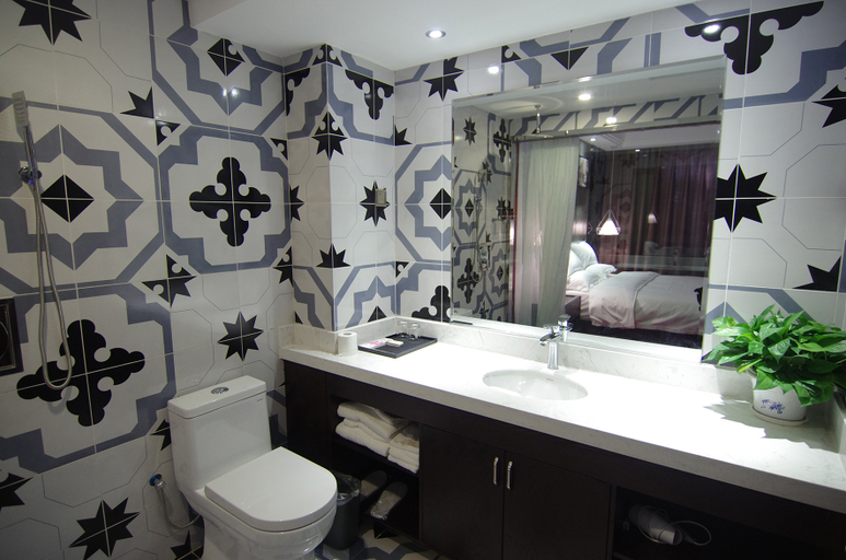 Bathroom, Shuimu Nianhua Boutique Hotel, Zhengzhou