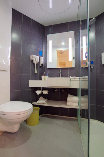 Bathroom, Meiwu Hotel (Lanzhou Dngfanghong Square Railway Bureau Store), Lanzhou