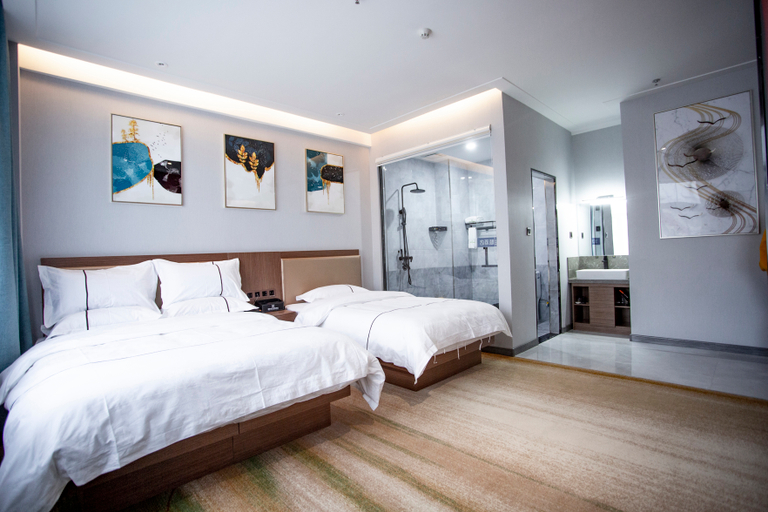 Bedroom 2, Xixi Art Theme Hotel, Yinchuan