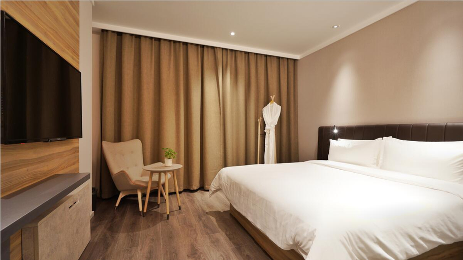 Bedroom 3, Hanting Premium Hotel Taizhou Hailing Red Star Macalline, Taizhou
