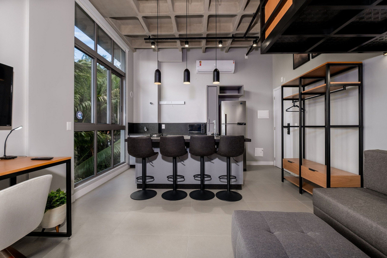 Interior 2, Loft for Family 750m From Canas Beach Tps306, Florianopolis