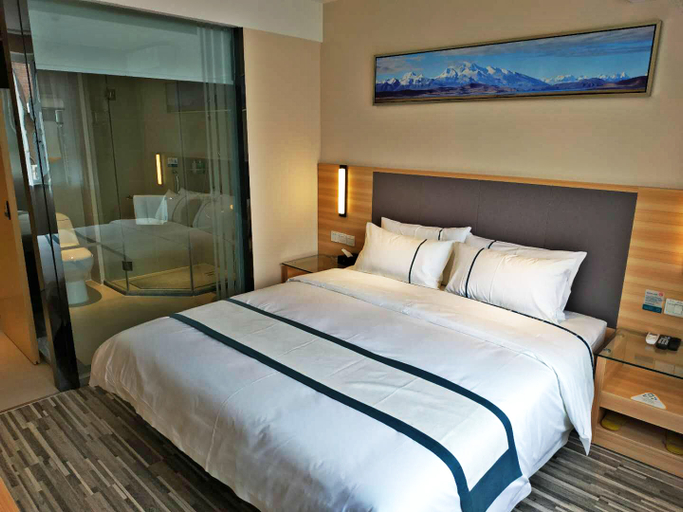 Bedroom 2, Hotel City Comfort (Estação Ferroviária de Anyang – Torre Wentai), Anyang