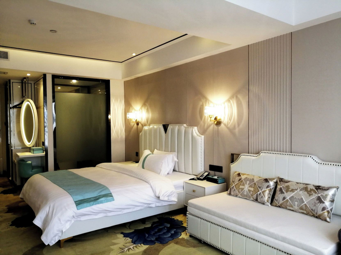 Bedroom 2, XANA LITE Hotel Shixi Metro Station, Guangzhou