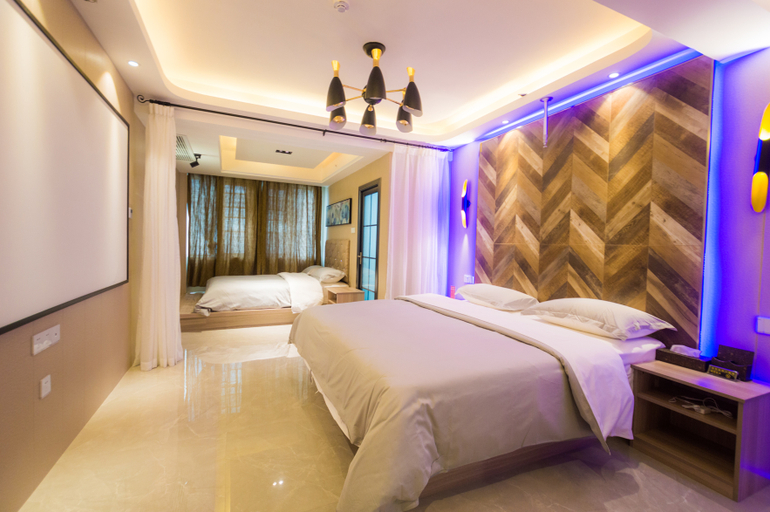 Bedroom 2, Lingbo Hotel(Changsha Ouyad Store), Changsha
