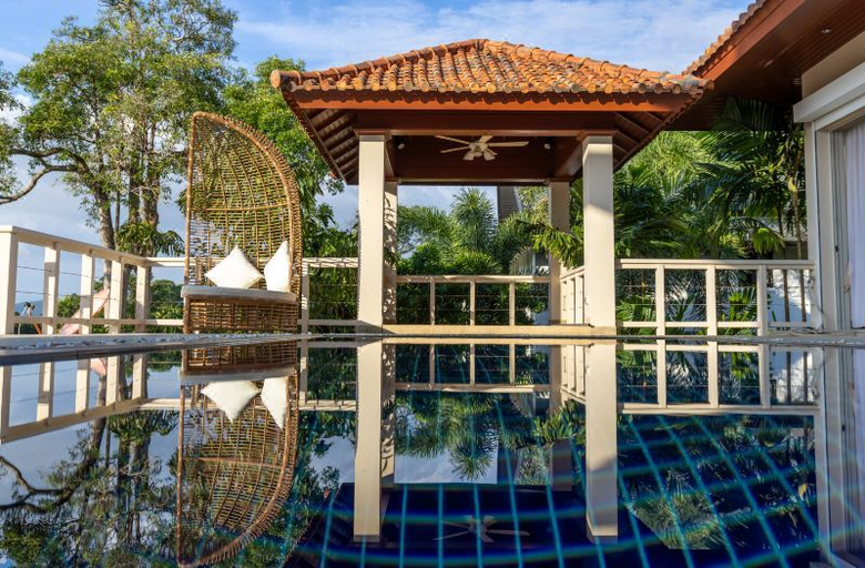 室外��泳池, Villa Sea Drea Kata Beach 5BR Seaview Pool Villa Phuket Warm Plus, Pulau Phuket