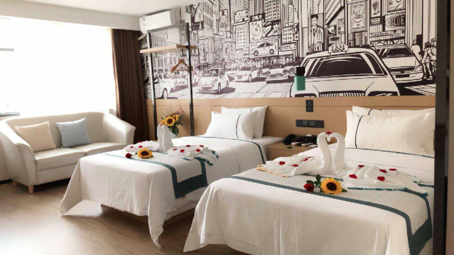 Bedroom 2, City Comfort Inn Kunming Shilin Xiaogucheng, Kunming