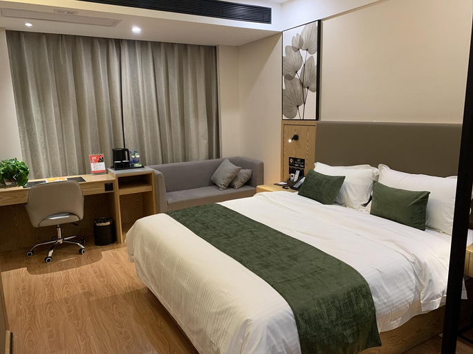 Bedroom 2, GreenTree Inn Jiangsu Nantong Rudong County Changsha Town Government, Nantong