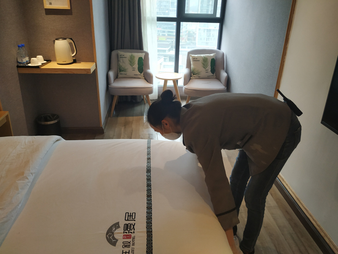 Bedroom, Zaixu Manju(Guiyang High-tech Zone North Railway Station), Guiyang
