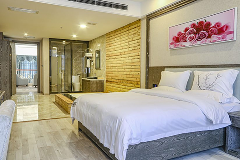 Bedroom 2, Wutong Hot Spring Hotel, Anshun