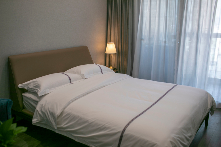 Bedroom, Jiashibo Service Apartment (Shenzhen Jingtian), Shenzhen
