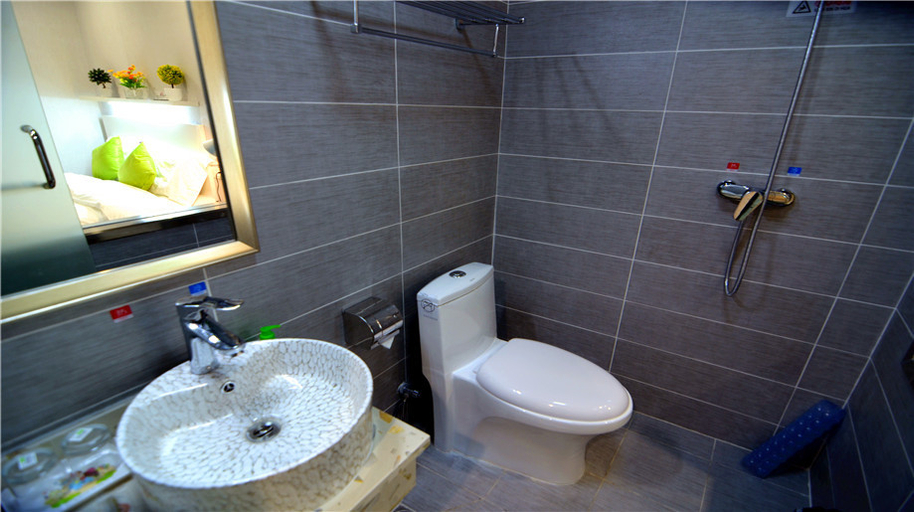 Bathroom 4, Xi'an Qihang Hotel (Sanqiao Houweizhai Subway Station), Xi'an
