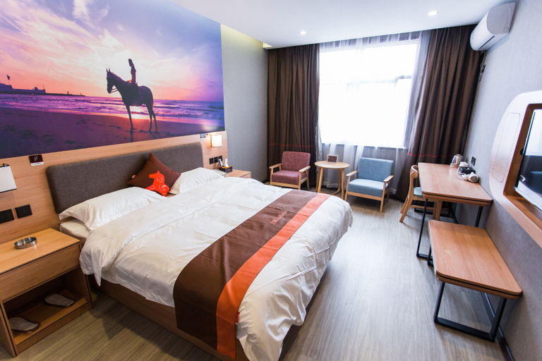 Bedroom, Junyi Chain Hotel (Xinyang Railway Station), Xinyang