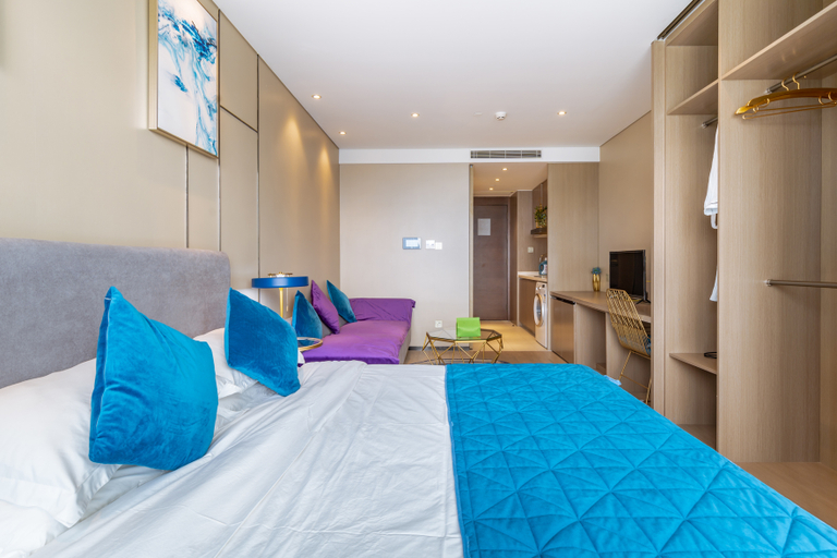 Bedroom 2, 杭州印蓝莓酒店, Hangzhou