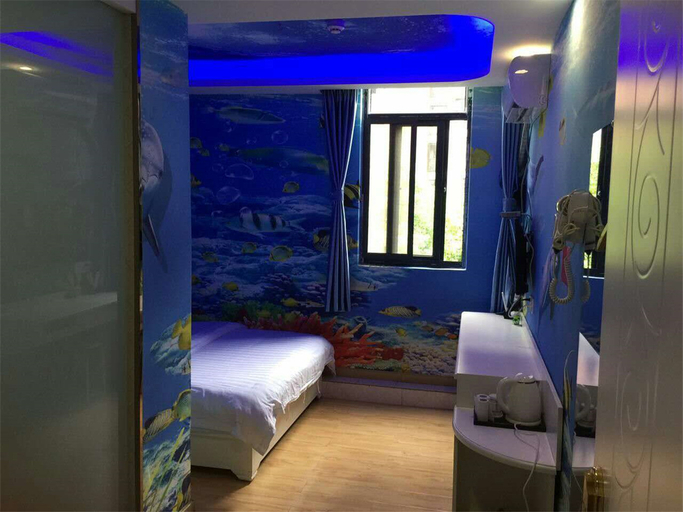 Bedroom 2, Sweet Theme Hotel (Dijiao Branch), Wuhan