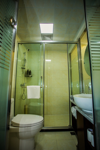 Bathroom 3, Jingrong Business Hotel, Zhengzhou