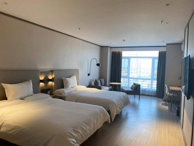 Bedroom, Hanting Hotel Wuzhong Wanda Plaza, Wuzhong