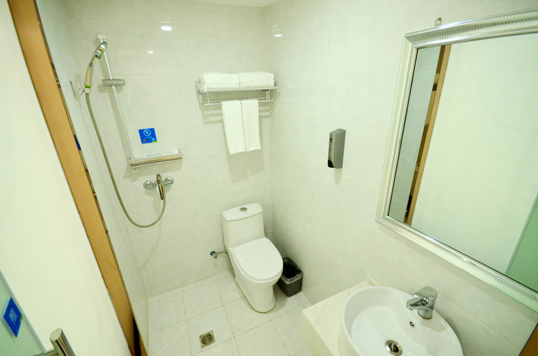 Bathroom, Hanyi Chain Hotel Wuhan Hubei University, Wuhan
