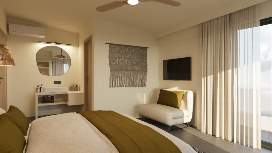 Bedroom 2, Elion Seaside by Anayia All Inclusive Resorts, Central Greece