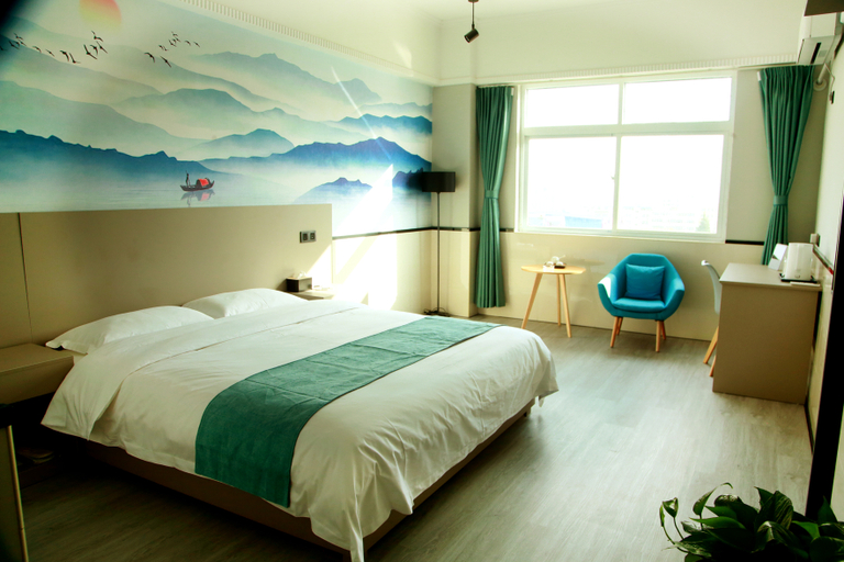 Bedroom, Pinglu Fanzhu s Hotel, Yuncheng