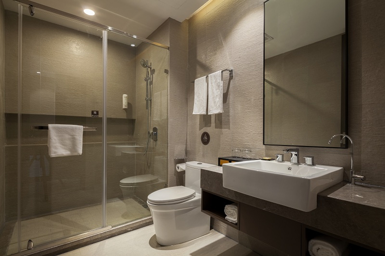 Bathroom, Homeinn Plus (Wuxi New District Meicun Ancient Town), Wuxi