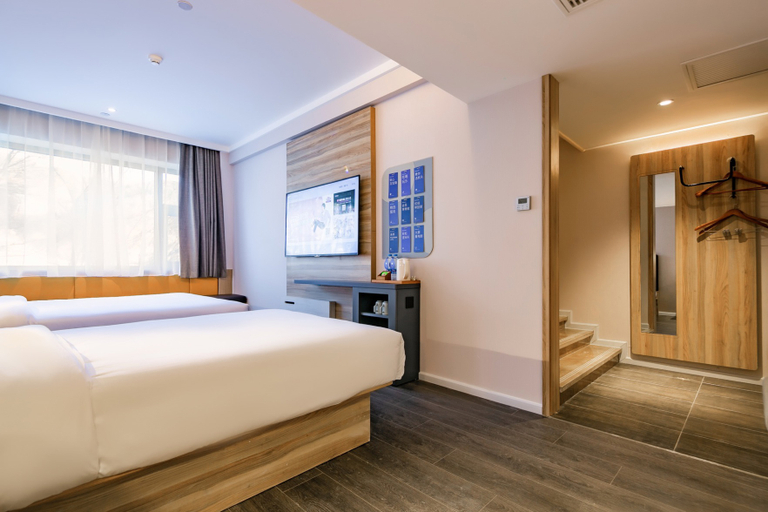 Bedroom 2, Hanting Premium Hotel Yan'An Pagoda Mountain, Yan'an