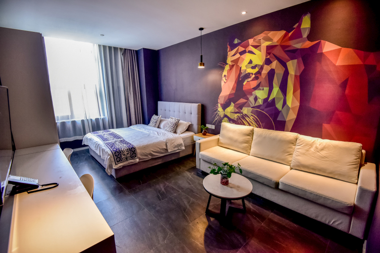 Bedroom 2, JINLINGEHOTEL(Beijing Fangzhuang Bridge Store), Beijing