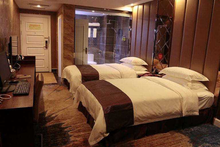 Bedroom 2, Shell Hotel Guoyang Donghuan Shop, Bozhou