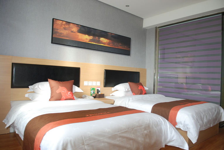 Bedroom 2, Junyi Select Hotel (Wuyi Hushan Square Store), Jinhua