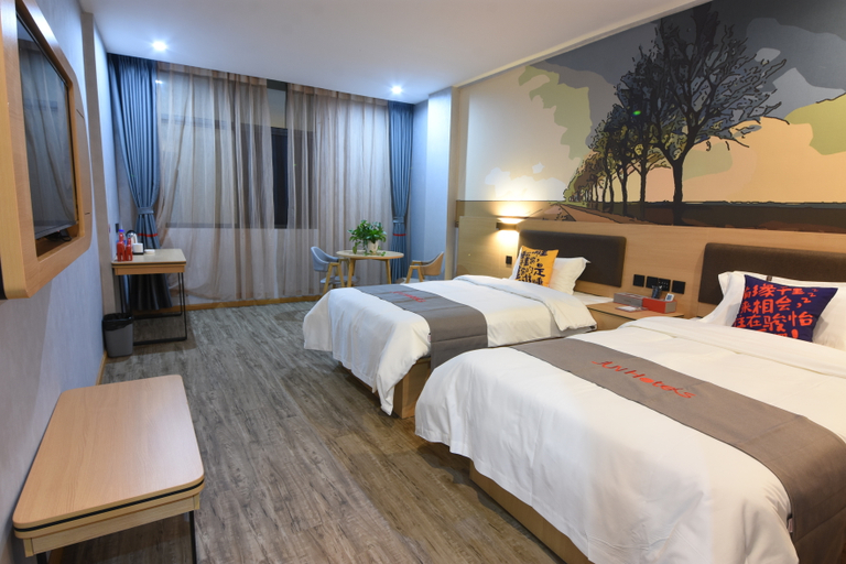 Bedroom 5, Junyi Choice Hotel, Wenshan Zhuang and Miao