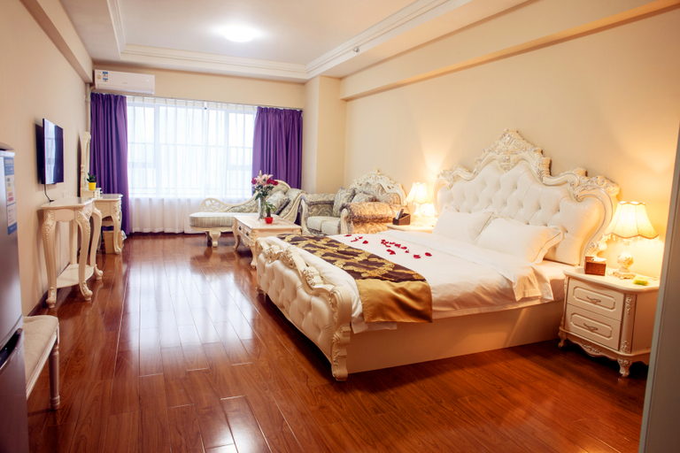 Bedroom 2, Youth Sunshine Apartment (Taizhou Wanda Store), Taizhou
