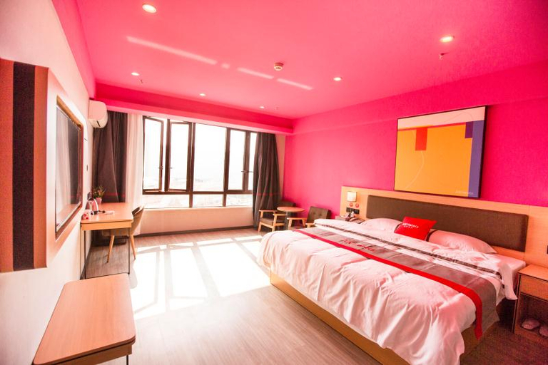 Bedroom 2, Junyi Hotel (Chongqing Qijiang District Wanda Plaza), Chongqing
