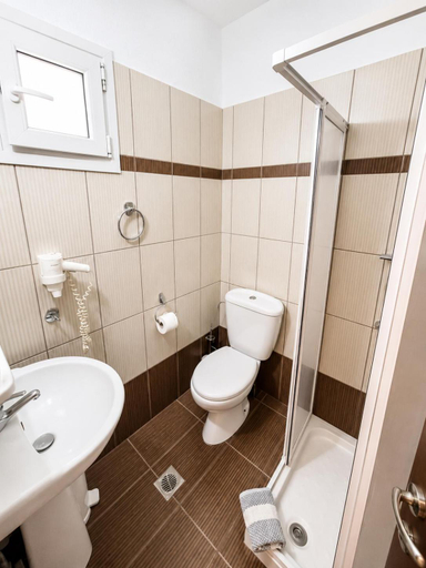 Bathroom, Studios Plaka, East Macedonia and Thrace